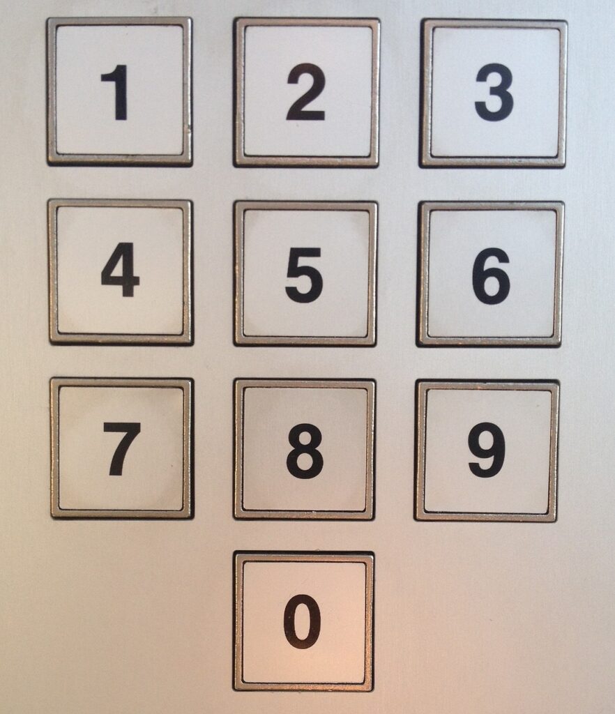 keyboard, numeric keypad, number field